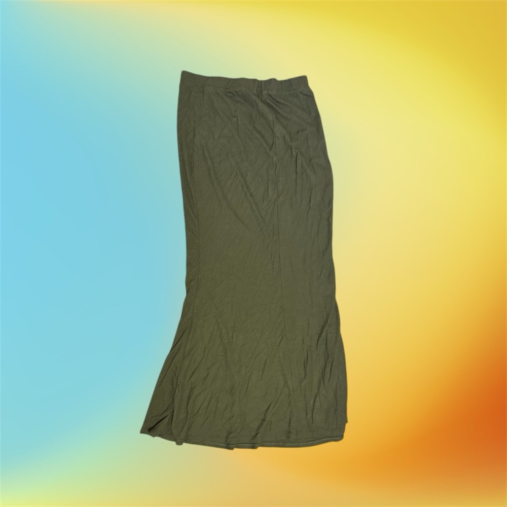 Olive Green Women's Skirt